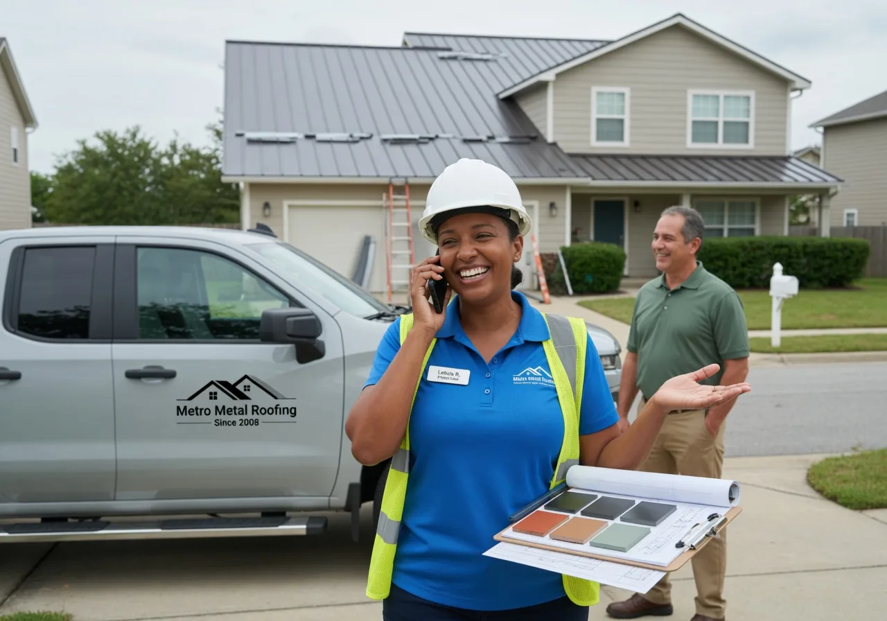 Storm Damage Metal Roof Repair in West Mineral, KS